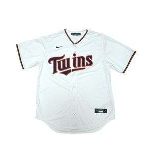 NWOT Nike Minnesota Twins White Home Blank Jersey Men's Size Large